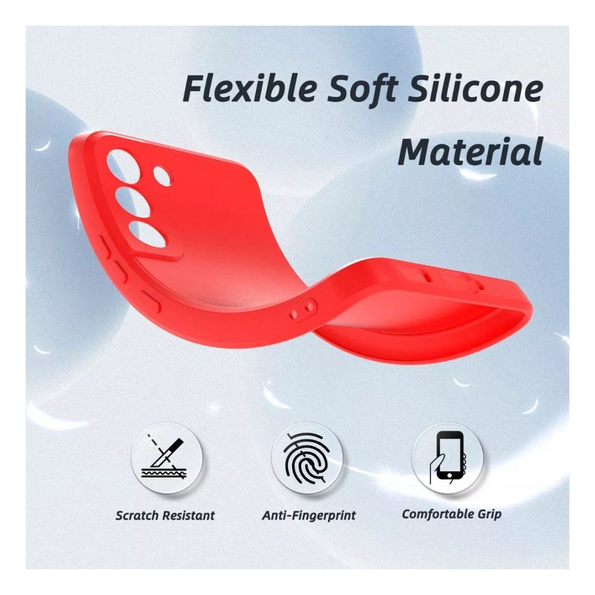 GENERICO - Carcasa Para Samsung S22 Plus Silicon Slim Antigolpes