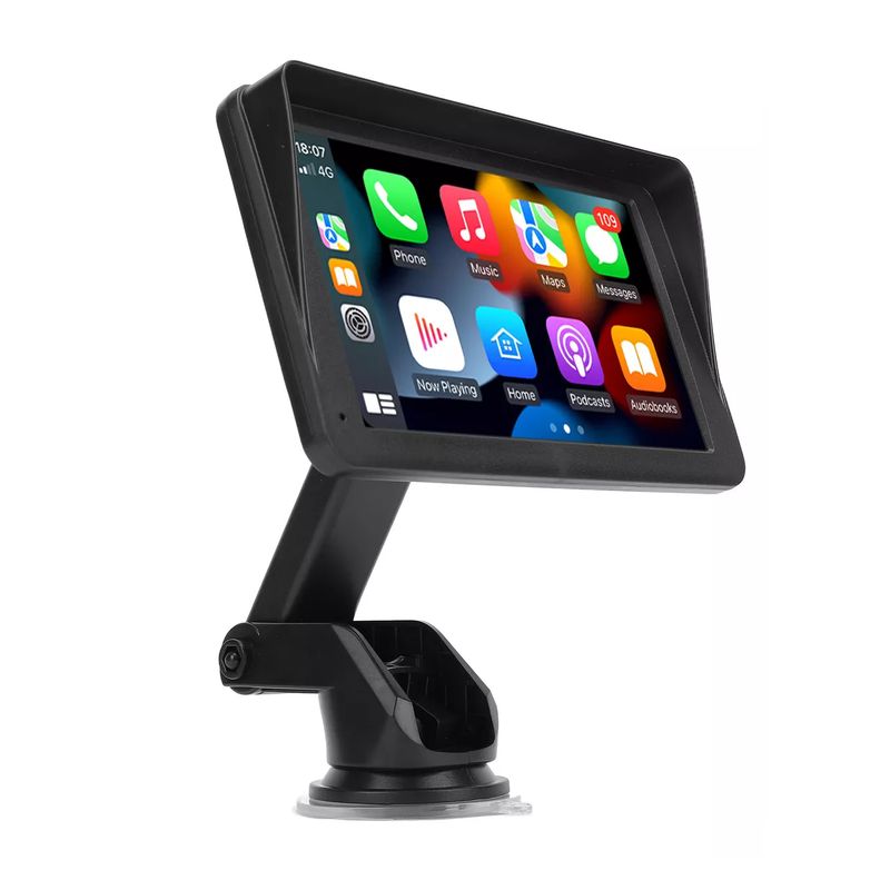 GENERICO - Pantalla De Auto Portatil 1080p Car Play Portaitl Smart 7in