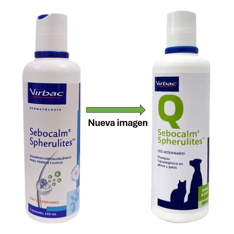 VIRBAC - Virbac Shampoo Sebocalm Hipoalergénico Para Perros 250ml