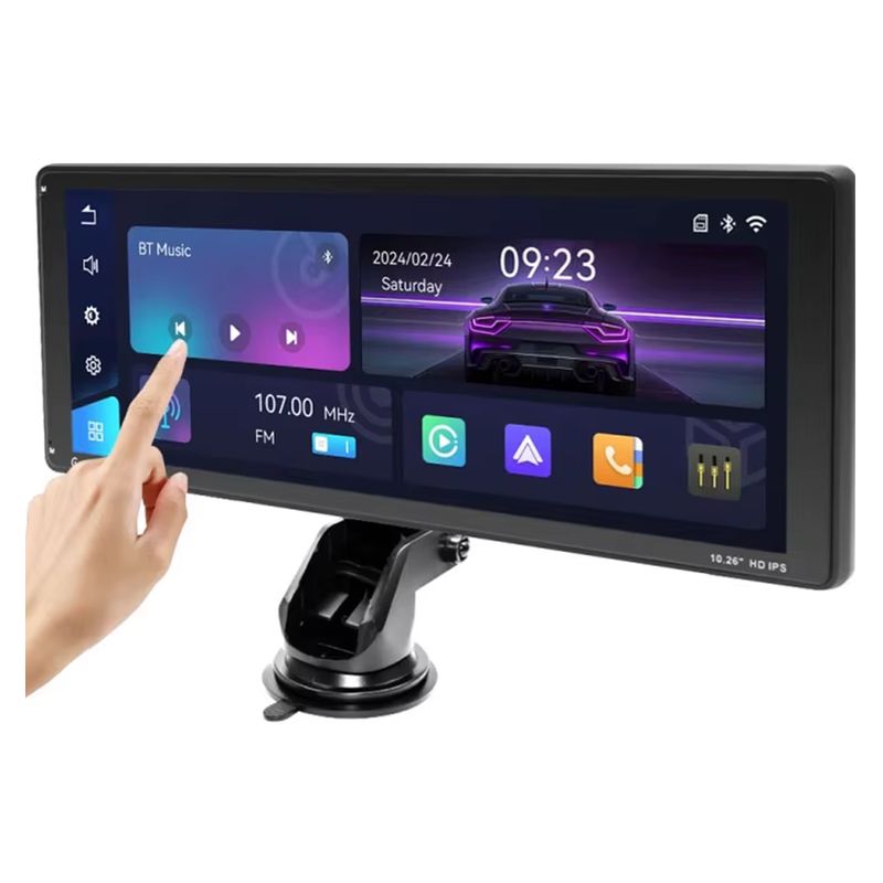 GENERICO - Pantalla De Auto Portatil 10 1080p Car Play Portaitl Smart