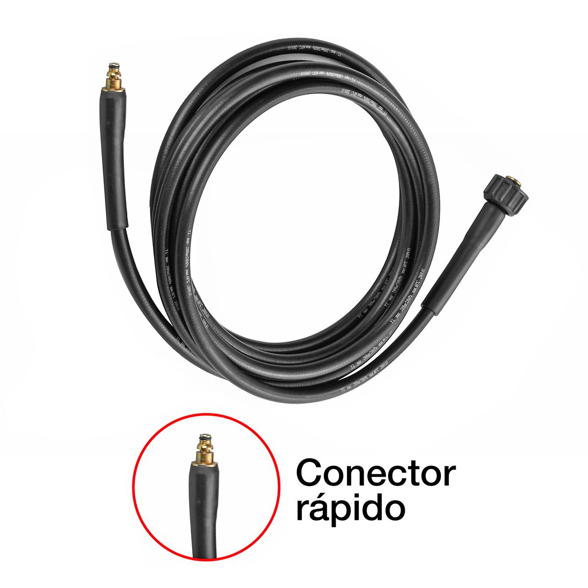 INGCO - Manguera Pvc De Hidrolavadora Con Conector Rapido 5M