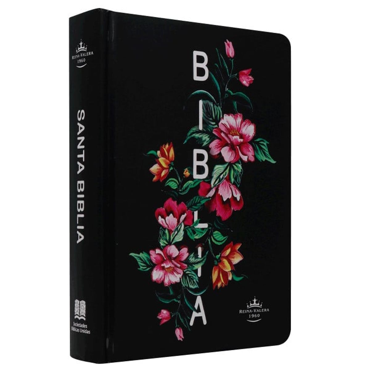 SOCIEDADES BIBLICAS UNIDAS - Biblia Fuente de Bendiciones Reina Valera 1960 9 puntos Tapa Dura con Flores