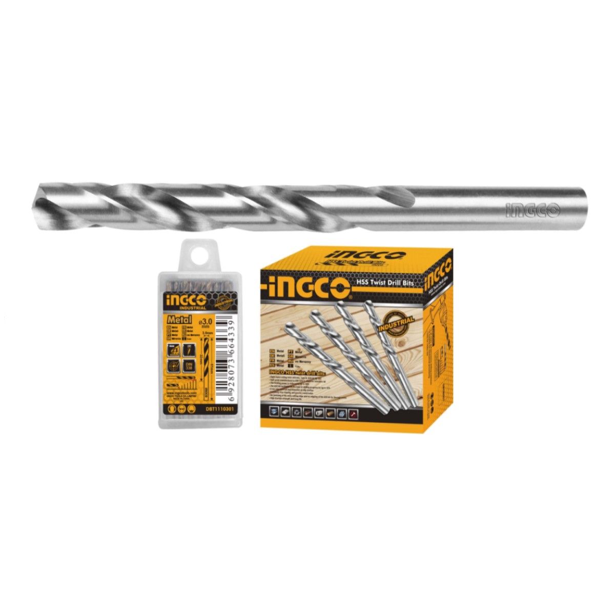INGCO - Pack 10 Brocas Hss M2 Industrial 5X86Mm Ingco Dbt1110501