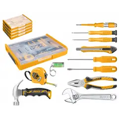 INGCO - Set Herramientas + Caja Organizadora 11 Piezas