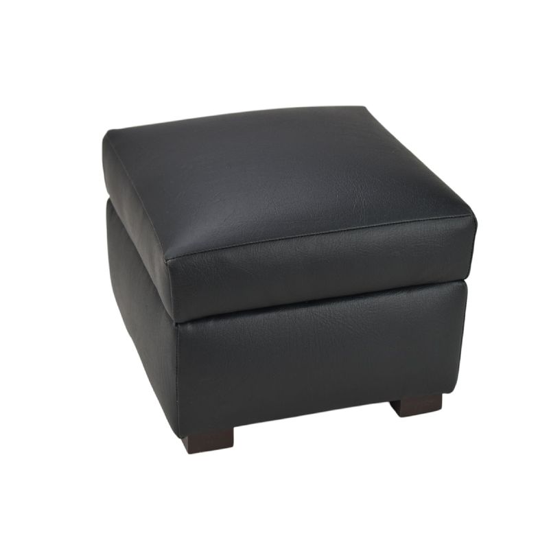BILDUN - Puff Ecocuero Color Negro