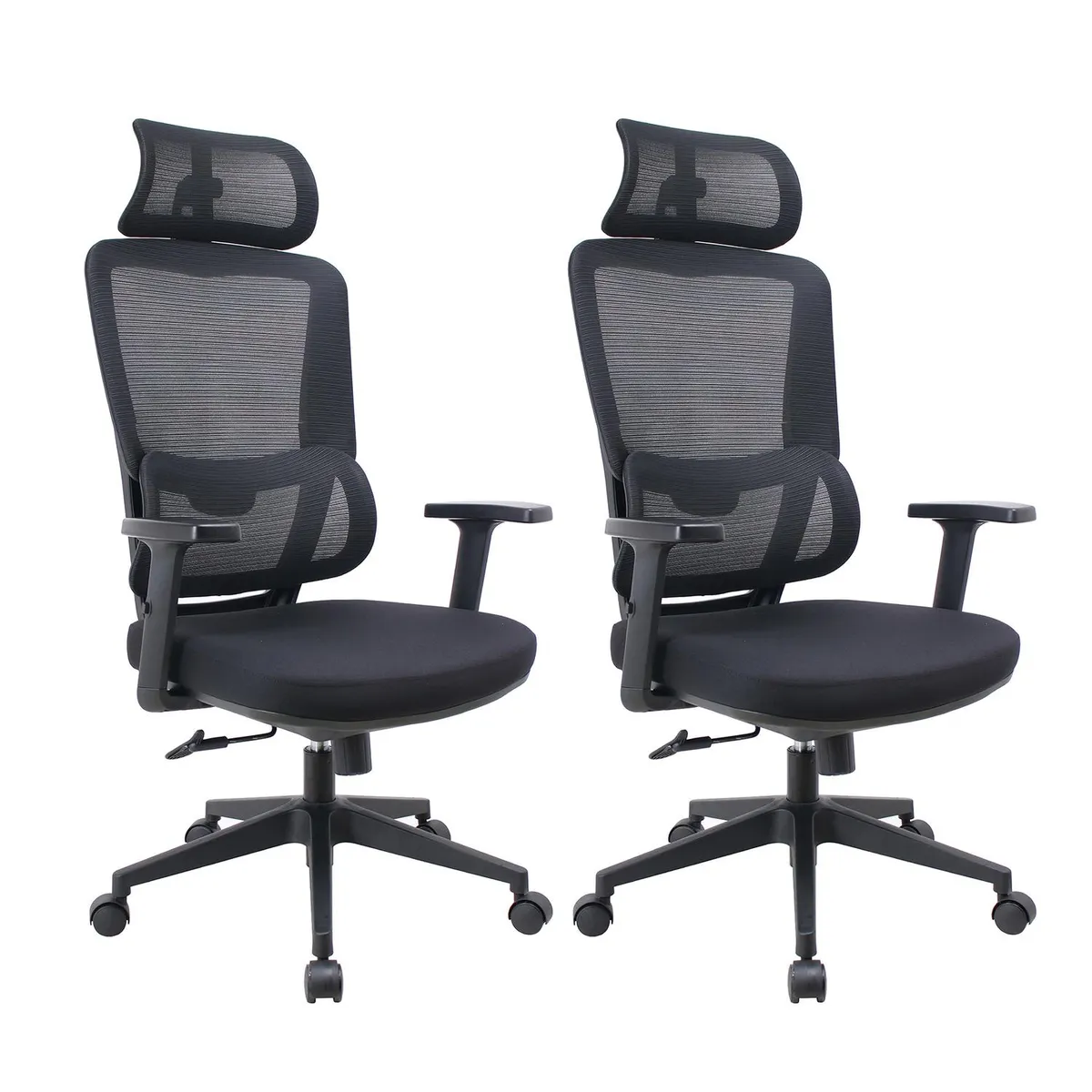 LEVO - 2 Sillas Escritorio Oficina Ergonómica Ergotech LEVO