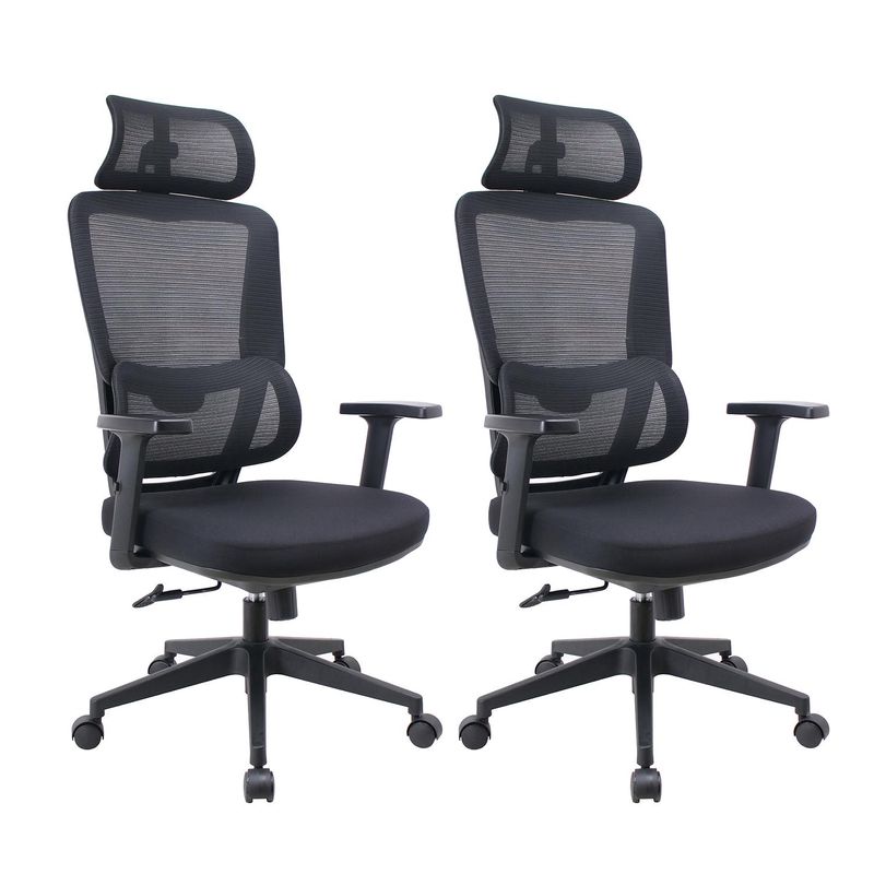 LEVO - Pack 2 Silla Escritorio Oficina Ergonómica Ergotech LEVO