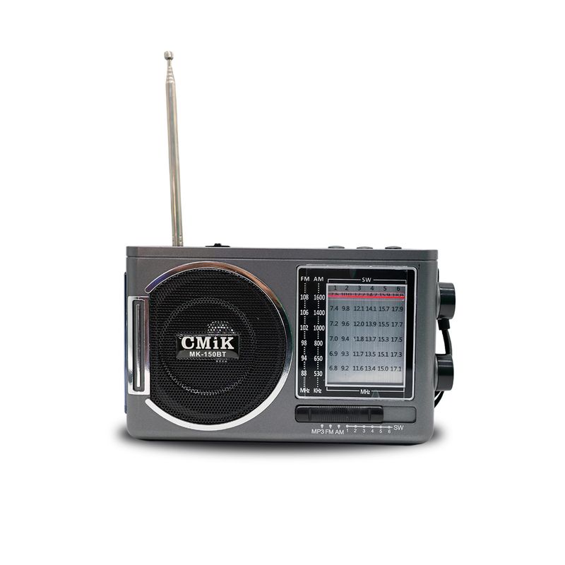 JTF - Radio Recargable con Carga Solar y Bluetooth
