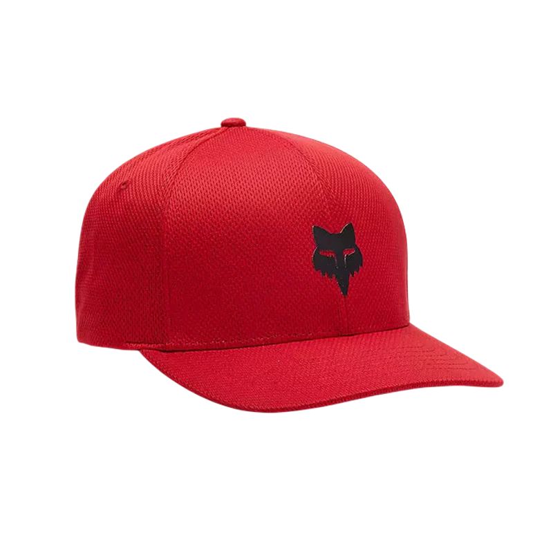FOX RACING - Gorro Jockey Lifestyle Fox Head Tech Flexfit Rojo Fox