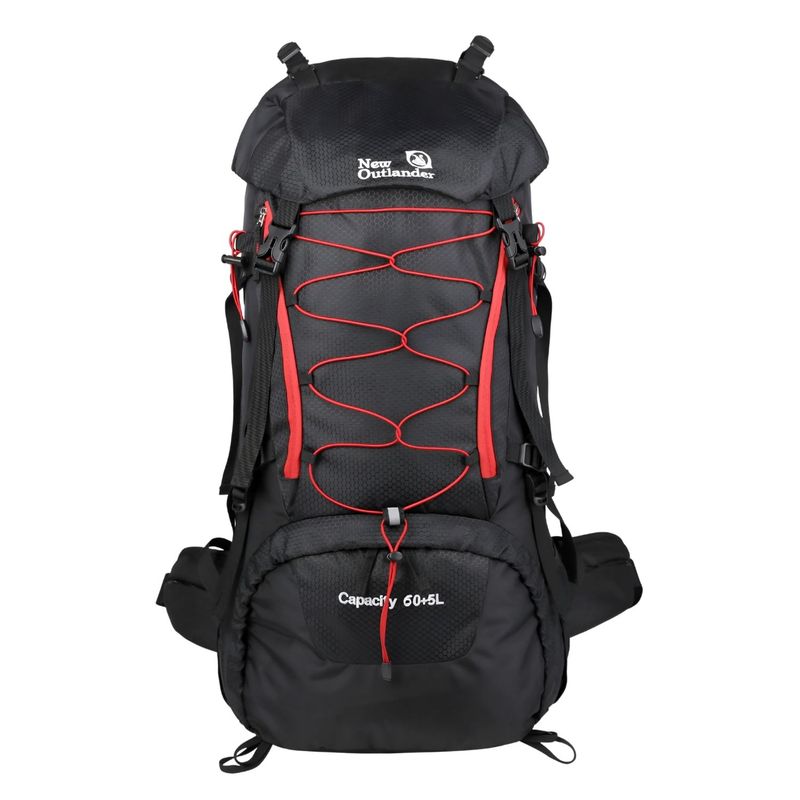 CRUSEC - Mochila Camping 65 Litros Unisex Outdoor Deportiva