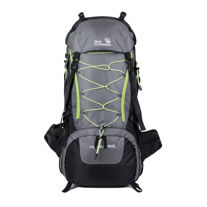 CRUSEC - Mochila Camping 65 Litros Unisex Outdoor Deportiva