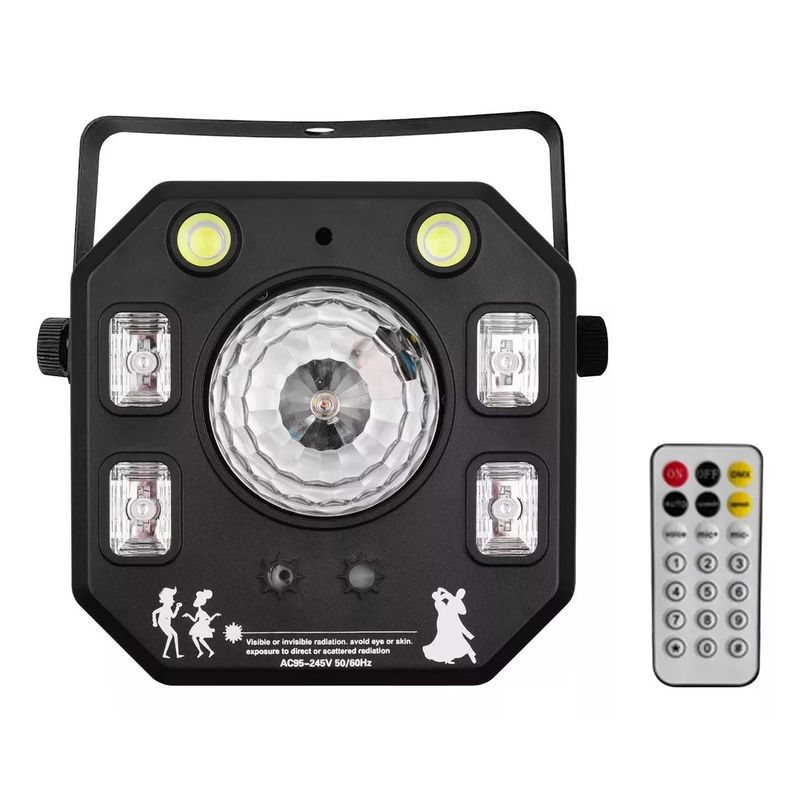 GENERICO - Luz De Fiesta Dj Con Uv Flash Laser Dmx
