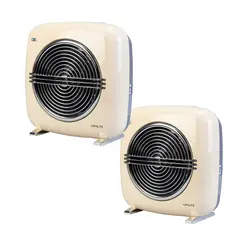 AIROLITE - PACK X 2 TERMOVENTILADOR VINTAGE BLANCO HT RETRO 2000B