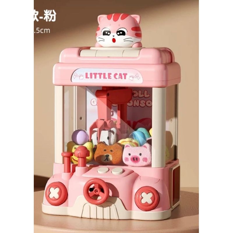 GENERICO - MAQUINA EXPENDEDORA ROSA DE MINI PELUCHE O MAQUINA DE GARRA