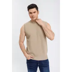 MPROPIA - Sweater Sin Manga Hombre Cuello Redondo Excelente Calidad 7192