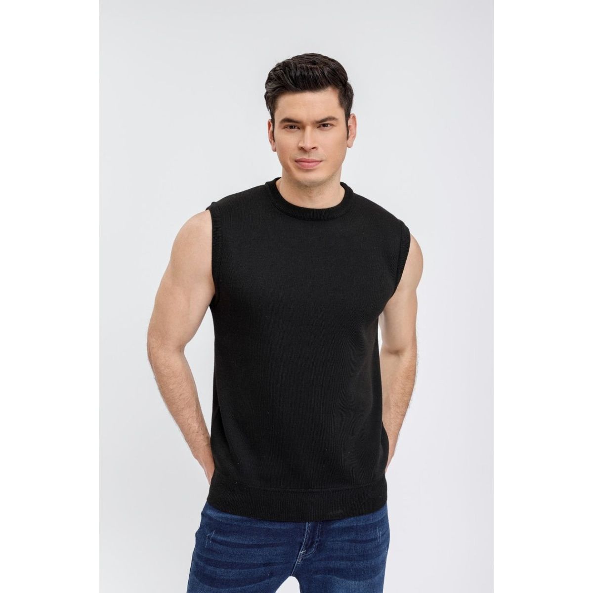 GENERICO - Sweater Sin Manga Hombre Cuello Redondo Excelente Calidad 7192