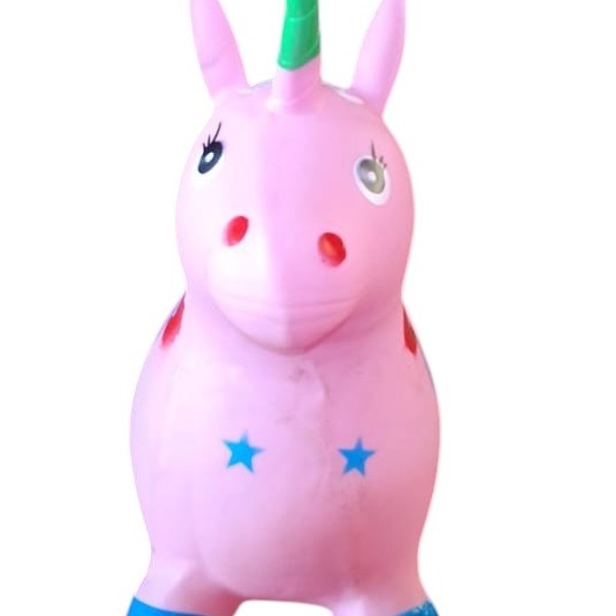 GENERICO - Unicornio Saltarín Inflable Con Sonido Rosado