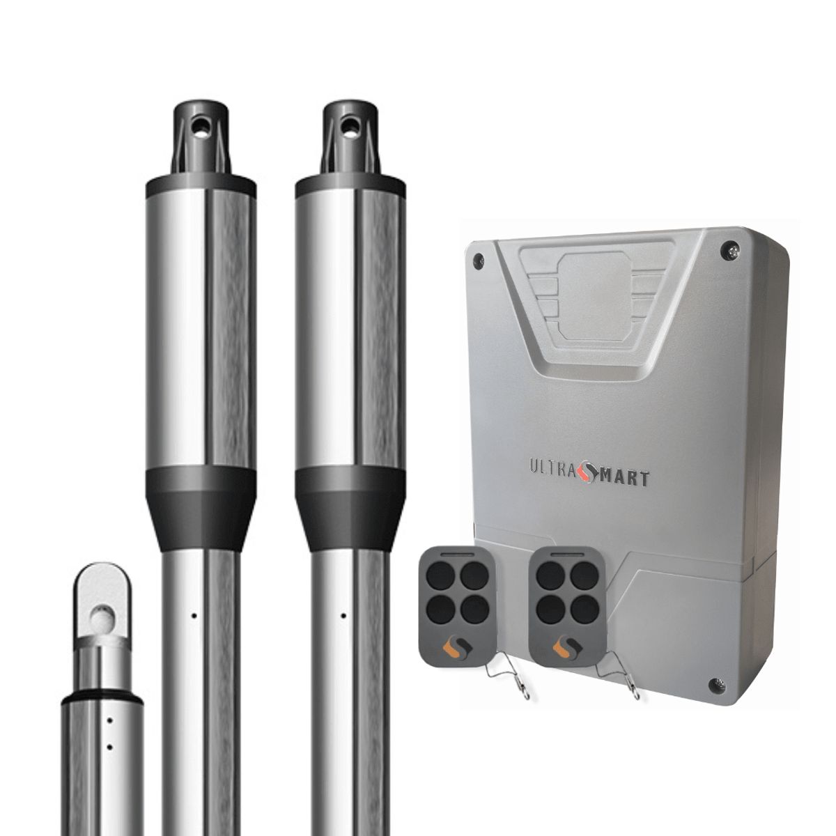 ULTRASMART - Kit Portón Automático Batientes 2 Hojas 200kg 2.5mt Ultrasmart