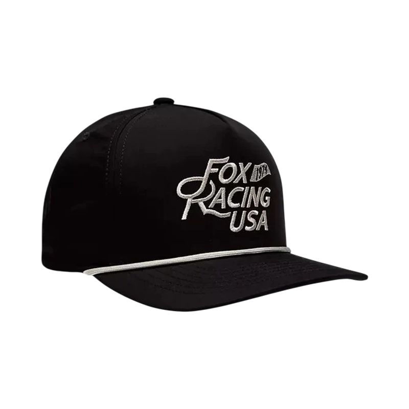 FOX RACING - Gorro Jockey Lifestyle Fox Flag Rope Negro Fox