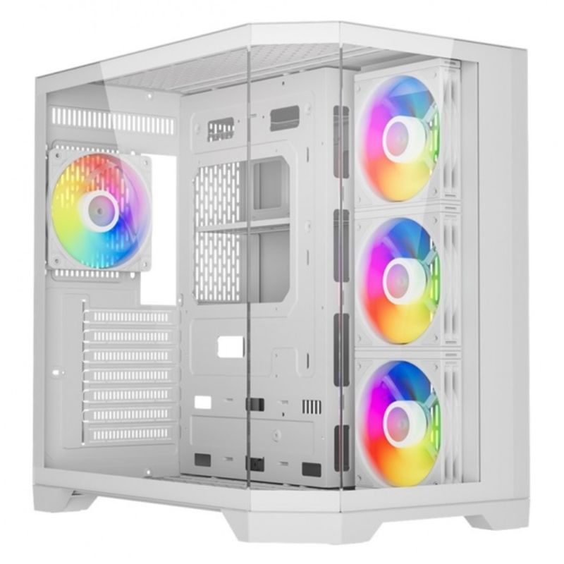 GENERICO - Gabinete - AIRFLOW X 3RSYS - QUIET S530 - SFuente - eATX - White