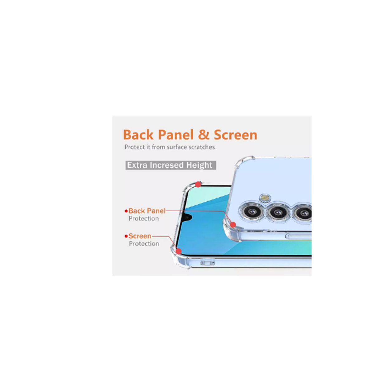 GENERICO - Carcasa Transparente Para Samsung A26