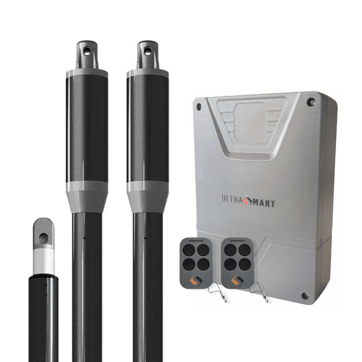 ULTRASMART - Kit Porton Automatico Batientes 2 Hojas 150kg 200cm Ultrasmart