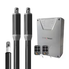 ULTRASMART - Kit Porton Automatico Batientes 2 Hojas 150kg 200cm