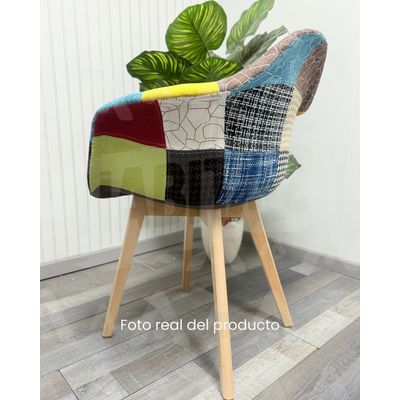 Imagen 2 del producto Pack 2 Butaca con apoyabrazos Patch Wood - Naranjete