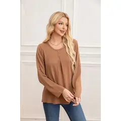 MPROPIA - Sweater Mujer Tejido Cuello Redondo Manga Larga 2006.