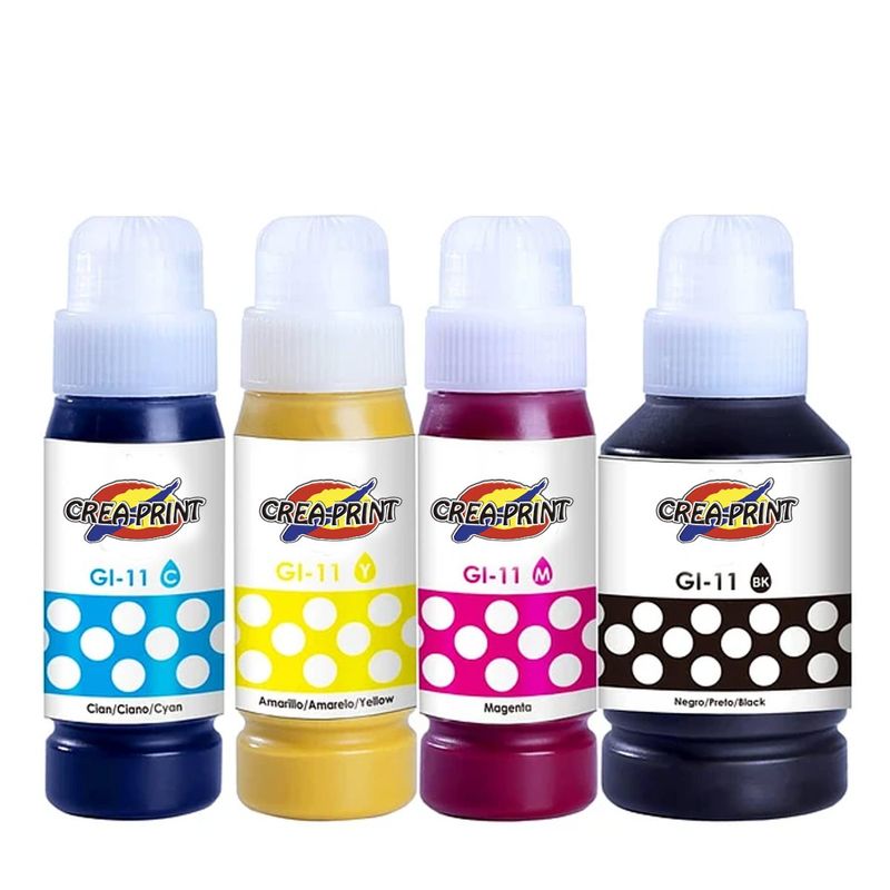 CREA PRINT - Pack de tinta GI-11 ALTERNATIVO COMPATIBLE G2160 G2170 G3160 G3170