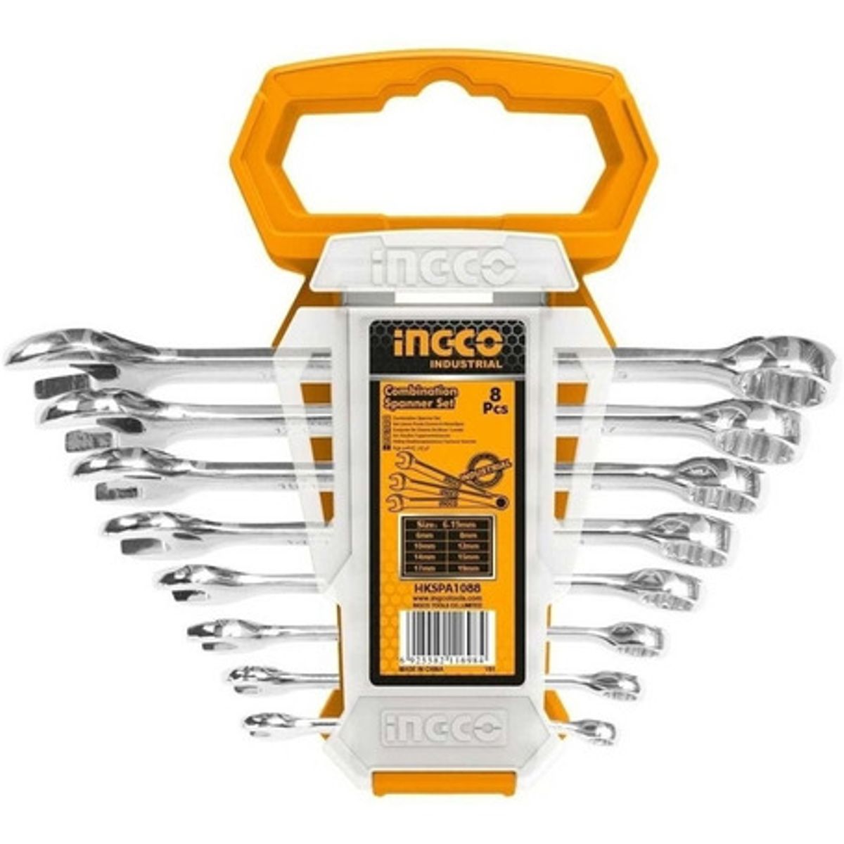 INGCO - Set Llaves Punta/Corona Industrial 8 Piezas 6-19Mm Ingco Hkspa1088