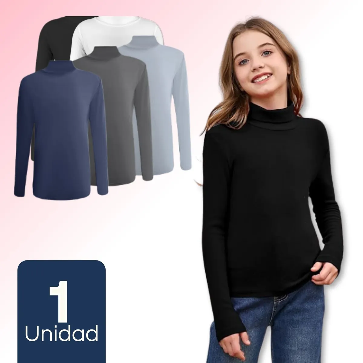 UTILISIMO - Camiseta Polera Beatle Bambú Niña Primera Capa
