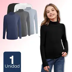 UTILISIMO - Camiseta Polera Beatle Bambú Niña Primera Capa