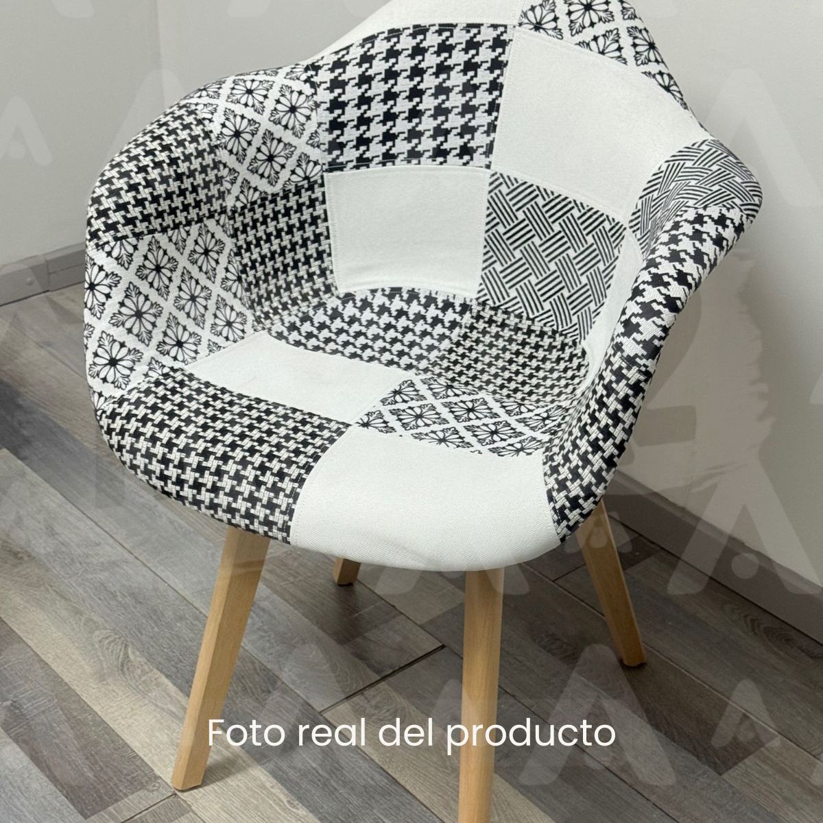 HABITA2 CHILE - Pack 2 Butaca con apoyabrazos Patch Wood - Chess