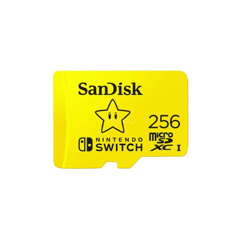 SANDISK - TARJETA DE MEMORIA MICRO SD SANDISK NINTENDO 256gb