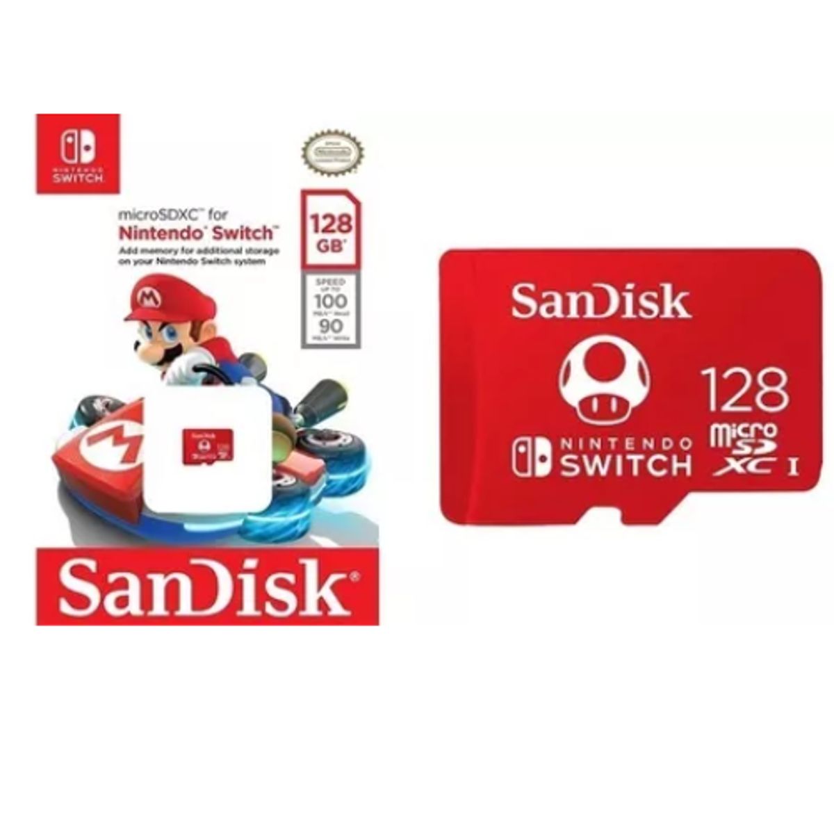 SANDISK - TARJETA DE MEMORIA MICRO SD SANDISK NINTENDO 128GB