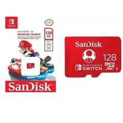 SANDISK - TARJETA DE MEMORIA MICRO SD NINTENDO 128GB