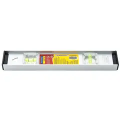 TRAMONTINA - Nivel de Aluminio Anodizado 300 mm (12") MASTER con Dos Ampollas