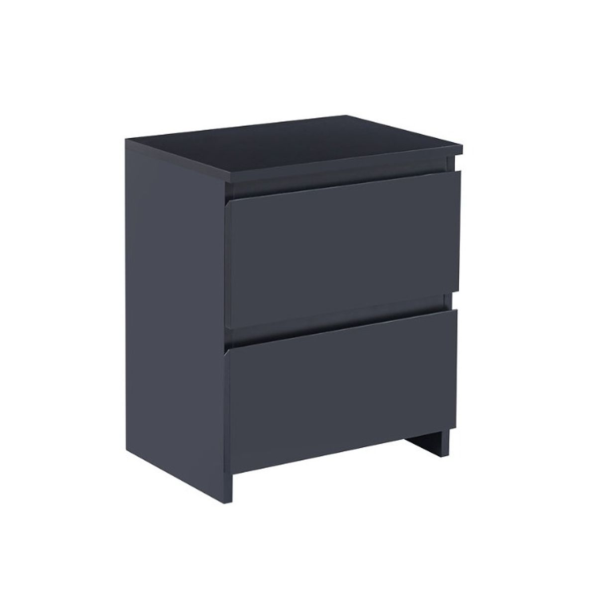 HABITA2 CHILE - Cajonera Dark- Mesa de Noche Negra 48x40x30