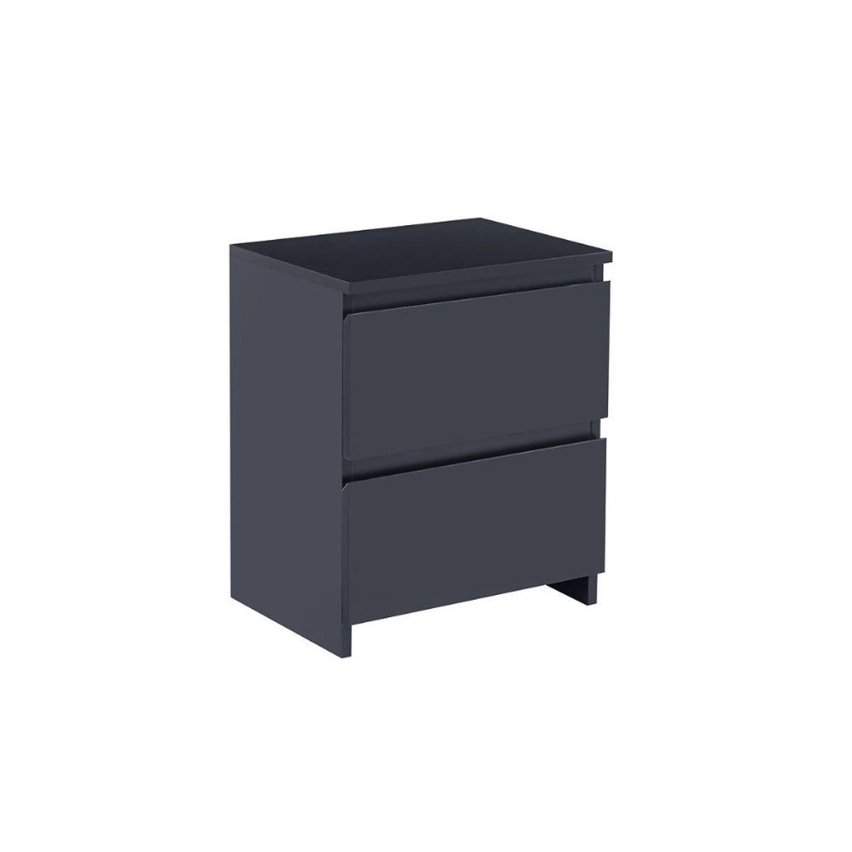 HABITA2 CHILE - Cajonera Dark- Mesa de Noche Negra 48x40x30