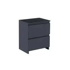GENERICO - Cajonera Dark- Mesa de Noche Negra 48x40x30