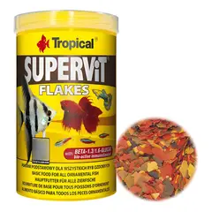 TROPICAL SHINE - Tropical Alimento Supervit Flakes Para Peces Hojuelas 200g