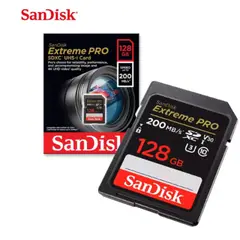 SANDISK - TARJETA SD EXTREME PRO 4K 128GB 200MBSG