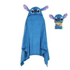 GENERICO - Manta Con Capucha 3D Azul Para Niño