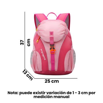 Imagen 2 del producto Mochila Bolso 15 Litros Escolar Senderismo Aire Libre