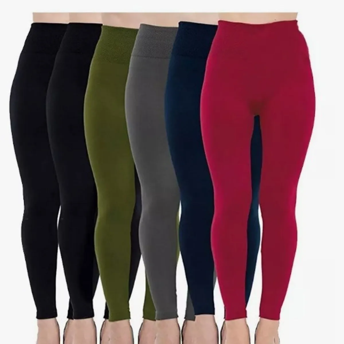 OEM - Pantalón Calza Forro Polar Mujer Colores - Burdeos  Talla única