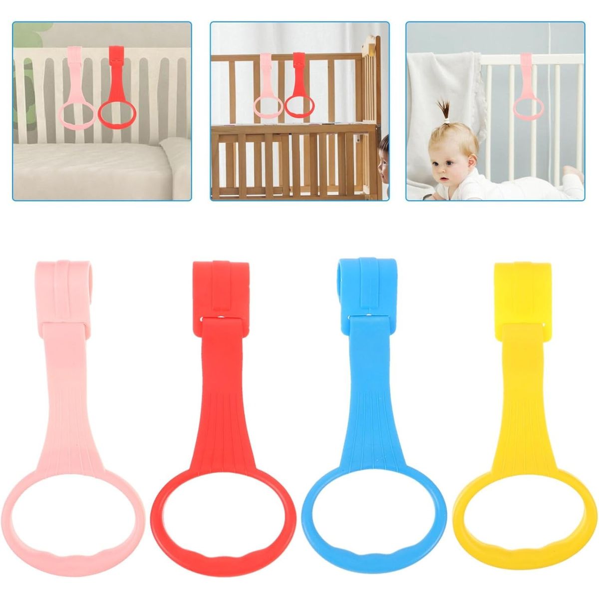 GENERICO - Anillos De Tracción Para Cunas Agarre Para Niños Entrenamiet