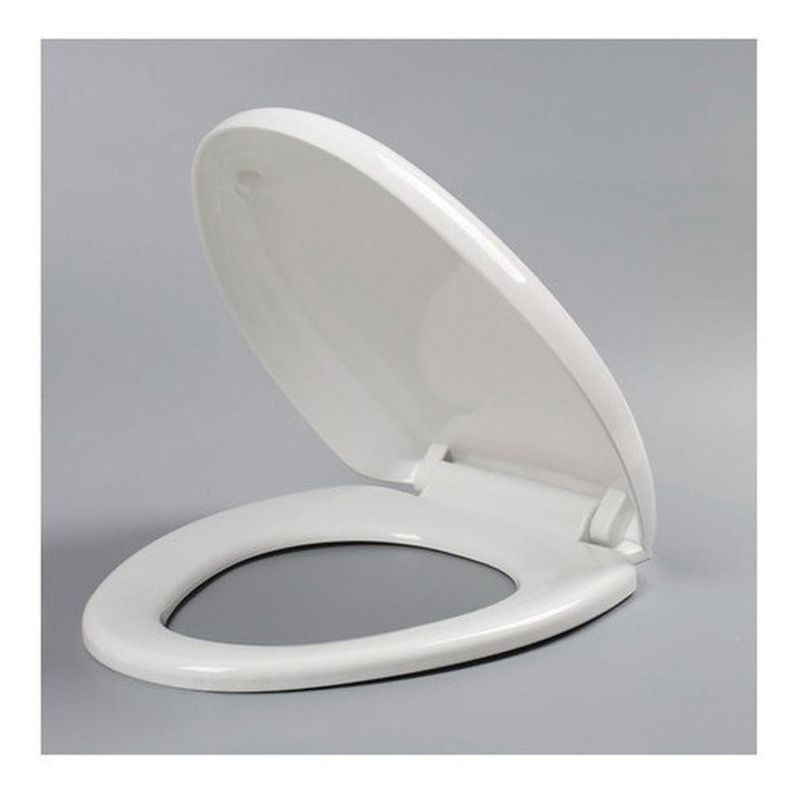 GENERICO - Asiento Tapa De Baño Wc Milan Antibacterial Cierre Lento