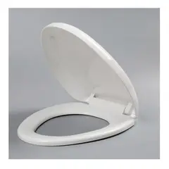 GENERICO - Asiento Tapa De Baño Wc Milan Antibacterial Cierre Lento