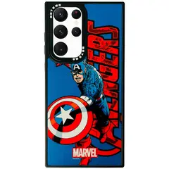 MOTOMO - Carcasa Para Samsung S23 Ultra Marvel Capitan America